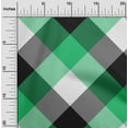 thumbnail image 2 of oneOone Cotton Poplin Green Fabric Tartan Fabric For Sewing Printed Craft Fabric By The Yard 42 Inch Wide, 2 of 4