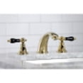 thumbnail image 3 of Kingston Brass KB962AKL Duchess Widespread Bathroom Faucet with Plastic Pop-Up, Polished Brass, 3 of 5