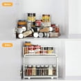 thumbnail image 4 of 2 Tier Kitchen Slide Out Cabinet Organizer Multi-purpose Storage Basket, 4 of 5