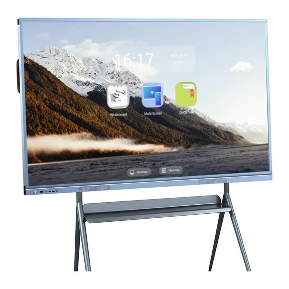 JYXOIHUB Smart Board 55" Interactive Whiteboard 4K Wireless Touch Windows & Android Smart Board for Video Meetings(Include Wall Mount)