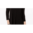 thumbnail image 3 of Charter Club Womens Petites V-Neck Three-Quarter Sleeve Blouse, 3 of 3
