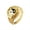 Gold, variant on Men Women's Stainless Steel Yin Yang Ring Ba Gua Amulet Ancient Chinese Carved Ring Gold Size 12