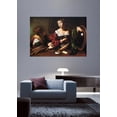 thumbnail image 2 of Caravaggio "Martha & Mary Magdalene" (1595) Glossy Poster, 2 of 2
