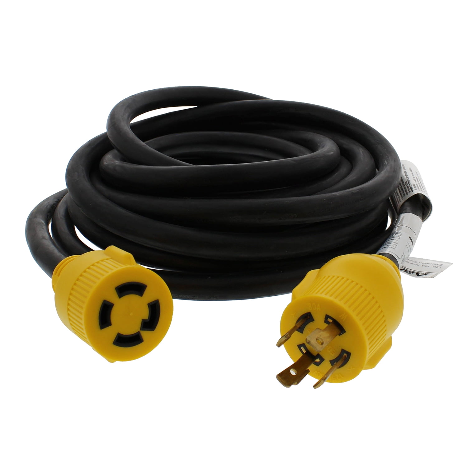 ABN 30 AMP RV Power Cord Generator Transfer Switch 25’ Ft Camp