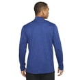 thumbnail image 2 of Nike Element Men's Dri-FIT 1/2-Zip Running Top Color: Obsidian/Game Royal/Heather Size: M, 2 of 4