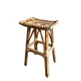 thumbnail image 3 of D-Art Collection South Bay Rattan Bar Stool in Natural Brown wicker material, 3 of 3