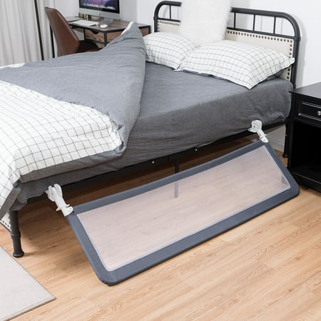 Gymax 59'' Breathable Baby Children Toddlers Bed Rail ...