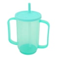 thumbnail image 3 of Falleo Clearance 350ML Adult Sippy Cup with Straw Spillproof 2 Handles Convalescent Feeding Cup for Disabled Patients Elderly Drinking Aids, 3 of 5