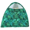 thumbnail image 3 of Triple T Studios Wild Safari Cotton Canvas Cat Tent Bed with Removable Mat, Natural, 3 of 5