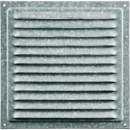 

Galvanized Steel Vent Grille Zink Finish 8 x8
