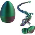 thumbnail image 6 of Cocobaby 3D Printed Articulated Crystal Dragon Egg PLA Flexible Joints Mystery Dragon, 6 of 8