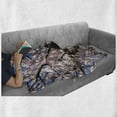 thumbnail image 6 of Black Crow Soft Flannel Fleece Throw Blanket, Photo of Birds on Cherry Blossom Tree Branch, Cozy Plush for Indoor and Outdoor Use, 50" x 70", Sky Blue Pink Dark Grey, by Ambesonne, 6 of 6