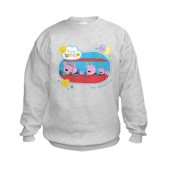 CafePress - Peppa Pig: New Adventures - Kids Sweatshirt, Youth Crew Neck Sweatshirt