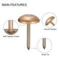 thumbnail image 4 of Uxcell 10Pack 45/64" Dia Upholstery Tacks Furniture Tacks Nails Pins for Furniture Bronze, 4 of 6