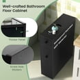 thumbnail image 6 of GVN Black Bathroom Cabinet Space Saver Storage Organizer-Black,, 6 of 7