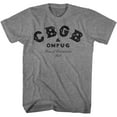 thumbnail image 1 of CBGB Logo Revisited Graphite Heather Adult T-Shirt, 1 of 2