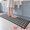 Black, variant on Washable Kitchen Runner Rug Non-Slip Tweed Grid Floor Mat 1 Pc Brown 30"x18"