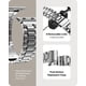 thumbnail image 4 of Correa de reloj Fullmosa compatible con Apple, 42 mm, plata y acero inoxidable, 4 of 6