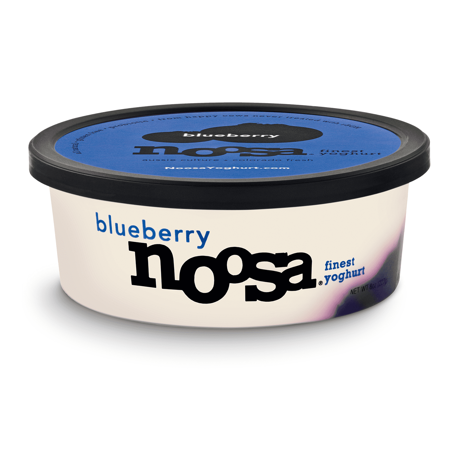 Noosa Yoghurt Whole Milk Yogurt Blueberry 8 oz