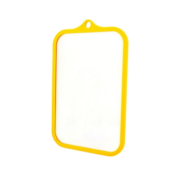 Leodye 1PCS Cutting Board, Glass Cutting Boards for Kitchen, Chopping Board Set with Non-Slip Edges & Hanging Hole, Dishwasher- Safe Clear Cutting Board for Countertop-11.81x7.87in