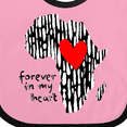 thumbnail image 4 of Inktastic Black History Month Forever in My Heart Ink Print Africa Boys or Girls Baby Bib, 4 of 4