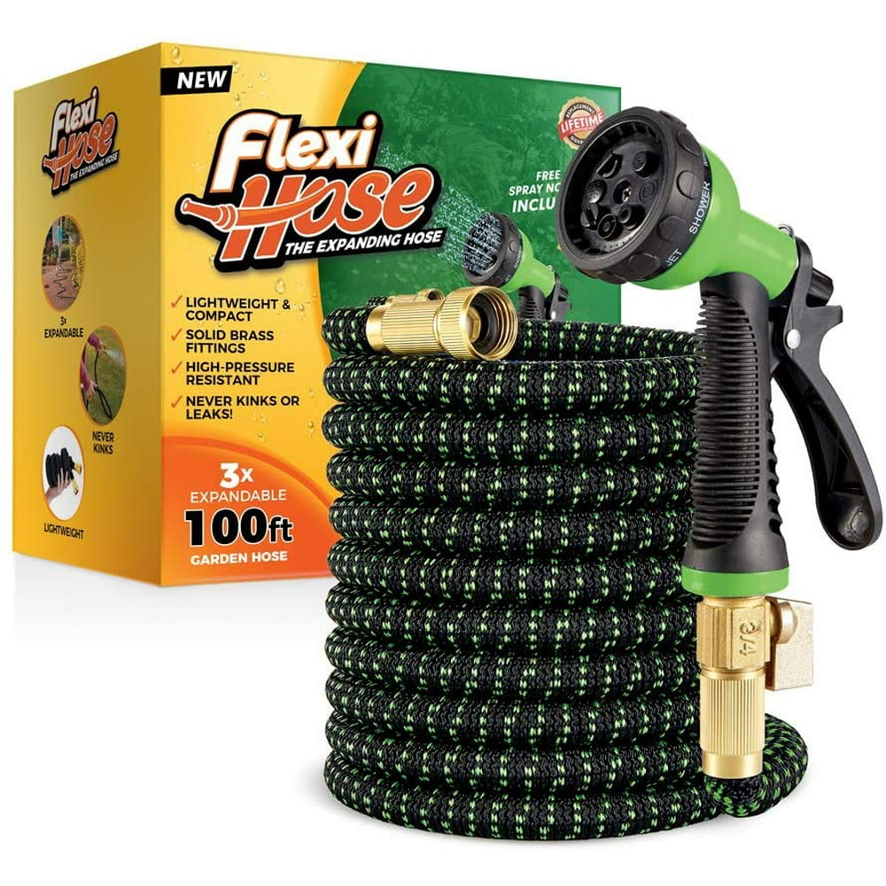 Flexi Hose Lightweight Expandable Garden Hose NoKink Flexibility