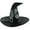 Black, variant on Hirigin Halloween Witch Hat for Women Costume Witch Wizard Hat Cap Halloween Decorations Cosplay Party Props