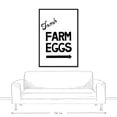 thumbnail image 3 of Creative Products Fresh Farm Eggs 32 x 48 Canvas Wall Art, 3 of 3