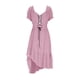 thumbnail image 2 of Vestido de Verano para las Mujeres de la Playa de Color Sólido sin Mangas Hueco Vestido de Playa Midi, Vestido de Fiesta para las Mujeres Estilo de Vacaciones, 2 of 6