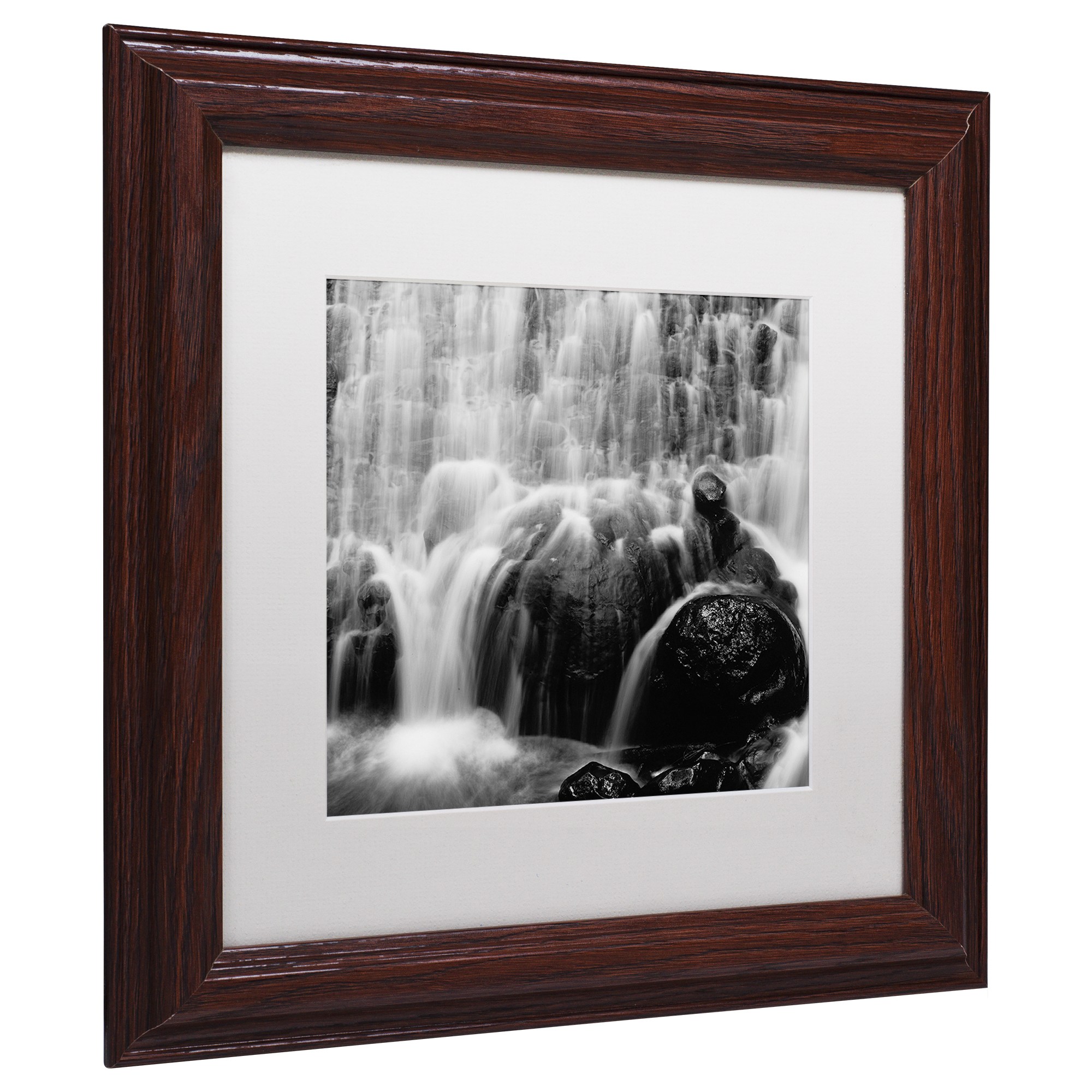 Trademark Fine Art "Velo de Novia" Canvas Art by Moises Levy White Matte, Wood Frame