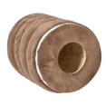 thumbnail image 3 of Casa cueva para perros, acogedora cama cerrada, caseta para cachorros, nido cálido, transpirable para gatitos Marrón, 3 of 9