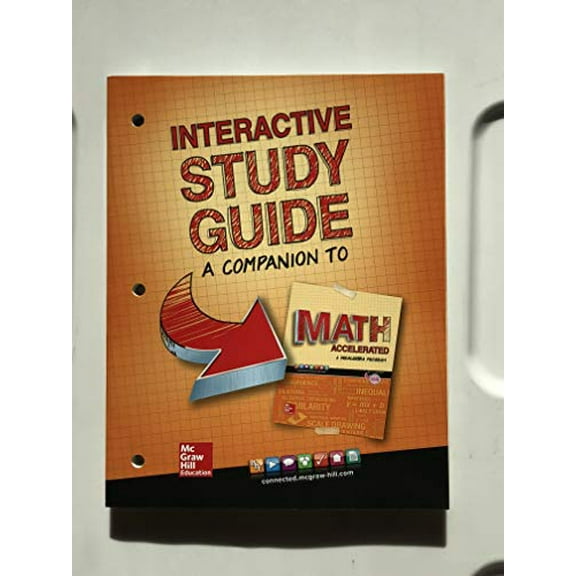 Pre-Owned Glencoe Math Accelerated 2017, Interactive Study Guide (Paperback) 0076721280 9780076721283