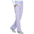 thumbnail image 2 of Elle Scrubs Pant for Women Mid Rise Straight Leg Pull-on EL130P, XL Petite, Lilac Sand, 2 of 6