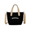 thumbnail image 1 of Los bolsos para mujer están hechos de lona encriptada de alta calidad. Es cómodo llevarlo en la mano o sobre el hombro debido al tamaño perfecto., 1 of 5