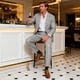 thumbnail image 2 of Zapatos Oxford de Vestir para Hombre Bruno Marc Marrón Talla 13, 2 of 6