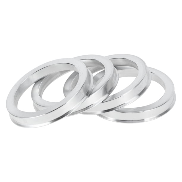 Anillos Centrados en el Buje Unique Bargains, 58.6mm ID a 73.1mm OD, Anillos de Buje de Rueda de Vehículo de Aleación de Aluminio, 4 Pcs