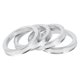 thumbnail image 1 of Anillos Centrados en el Buje Unique Bargains, 58.6mm ID a 73.1mm OD, Anillos de Buje de Rueda de Vehículo de Aleación de Aluminio, 4 Pcs, 1 of 6