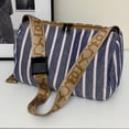thumbnail image 1 of Women Large Capacity Handbag Zipper Clash of Colours for Work Outing Daily Use, 1 of 8
