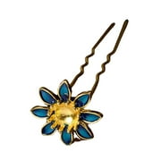 Alloy jewelry accessories cloisonne drip oil colorful alloy flower diy girl hairpin jewelry accessories main body