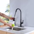 thumbnail image 3 of Pull Out Kitchen Faucet, Solid Brass Single Handle Kitchen Faucet, 3 of 8