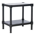 thumbnail image 3 of SAFAVIEH Rafiki Solid Rustic Rectangle Accent Table, Black, 3 of 7