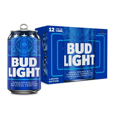 Bud Light American Light Lager Beer 12 Pack 12 fl oz Aluminum Cans 4.2% ABV