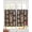 Brown, variant on Brown Giraffe Sheer Curtains 45 Inch Length 2 Panels Set for Living Room/Bedroom, Wildlife Animals Farmhouse Wood Plank Kitchen Curtains Grommet Semi-Sheer Curtains Drapes Window Treatments 42"x45"x2