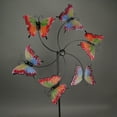 thumbnail image 2 of Direct International Embossed Butterfly Metal Twirler Wind Spinner Garden Stake 71 inch, 2 of 3