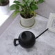 thumbnail image 5 of Regadera de acero inoxidable | Regadera metálica de 1 L con pico largo para plantas de interior y exterior | Acabado cepillado, mango ergonómico, diseño antiderrames, 5 of 7