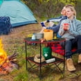 thumbnail image 3 of Compact Adventure Mate, Portable Folding Picnic Tables, Waterproof Canvas Beach Table with Innovative Carry Bags for On-the-go Convenience, 3 of 5