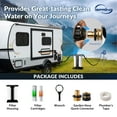 thumbnail image 5 of iSpring CW21 2-Stage Whole House Water Filtration System for RV, Sediment Filter + CTO Carbon Block Filter, Tankless, High Capacity, BPA Free, 5 of 6