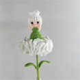 thumbnail image 2 of Clearance! Crochet Kit Crochet Carnation Fairy Crochet Doll Kit for Beginners with Video Tutorials Crochet Kit Crochet Yarn and Hook Set for Beginners Knitting Kit for DIY Knitting DIY,White, 2 of 4