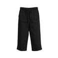 thumbnail image 5 of Womens Bermuda Shorts Loose Fit Straight Leg Cropped Pant Elastic Waist Beach Vacation Casual Summer Shorts, 5 of 5