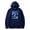 navy blue, variant on Peso Pluma Tarantula Hoodies Exodo Tour Merch Pullovers Women Men Fashion Casual HipHop Sweatshirts